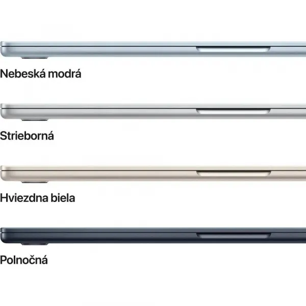 MacBook Air 15" Apple M4 10C CPU 10C GPU 16GB 512GB Nebeský modrý SK, MC7C4SL/A