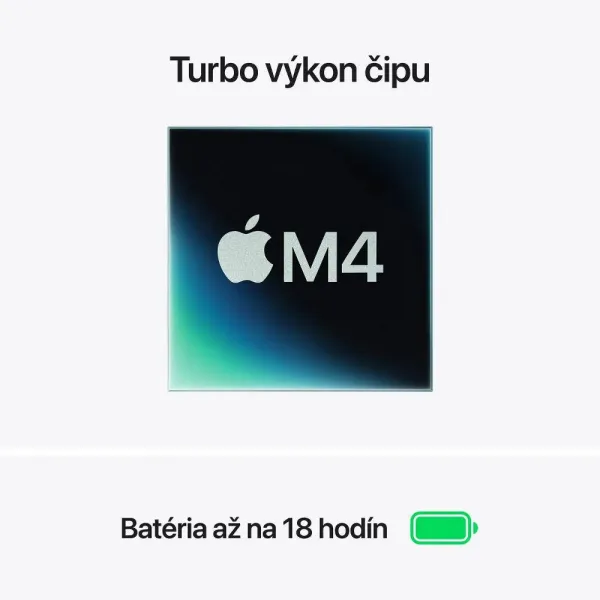 MacBook Air 15" Apple M4 10C CPU 10C GPU 16GB 512GB Nebeský modrý SK, MC7C4SL/A