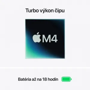 MacBook Air 15" Apple M4 10C CPU 10C GPU 16GB 512GB Polnočný SK, MW1M3SL/A