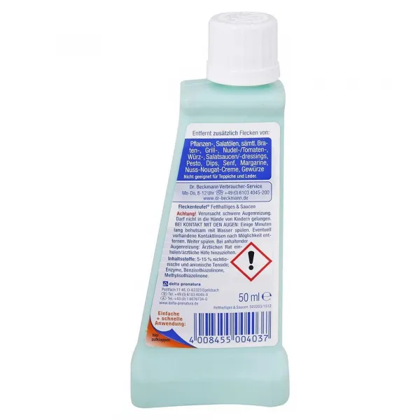 Dr. Beckmann odstraňovač škvŕn Mastnota a omáčky 50 ml