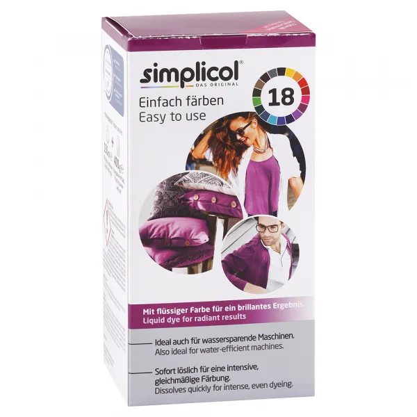 Simplicol farba na textil Zmyselné bobule 150 ml + 400 g