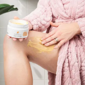 Šľahané BIO bambucké maslo rakytník s pomarančom