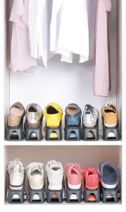 Prosperplast Organizér na boty Spacyshoes velikosti 30-38 antracitový