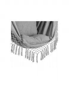 Závesné hojdacie kreslo HAMMOCK XL v šedej farbe