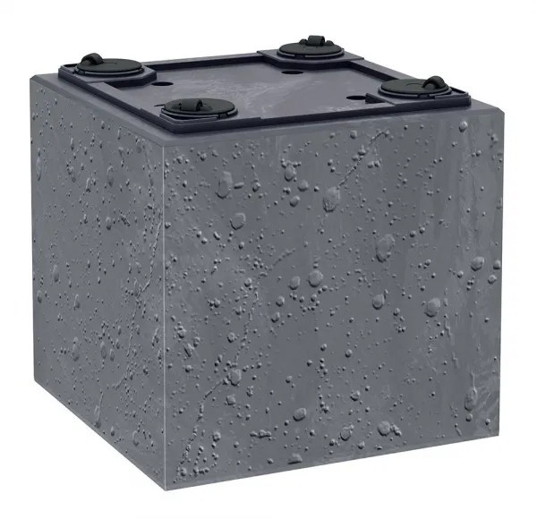 Prosperplast Plastový květináč SIERRAS CASE BETON EFFECT marengo, varianta 77 cm
