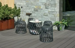 Prosperplast Univerzálny kôš UNIQUBOS 44,7 cm sivý