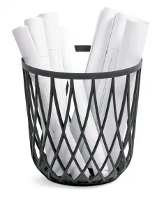 Prosperplast Univerzálny kôš UNIQUBOS 44,7 cm sivý