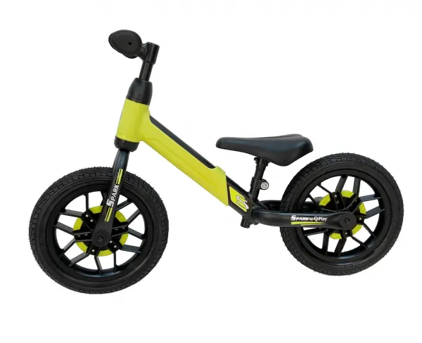 QPLAY Odrážadlo Spark Green, vek 3-6 rokov, do  30 kg