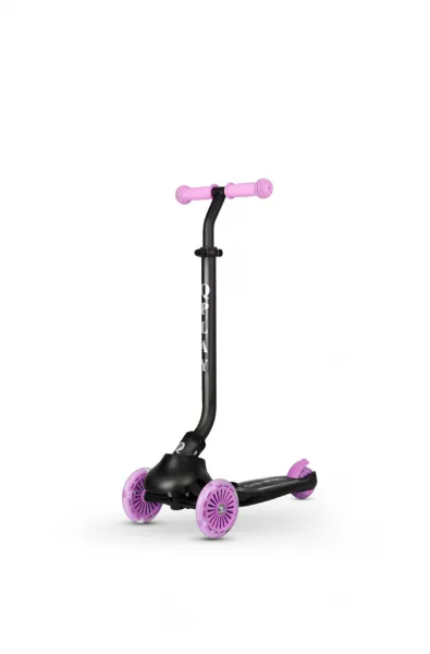 QPLAY Kolobežka / odrážadlo Sema Evo s LED svetlami Violet, vek 1 - 6 rokov, do 50 kg