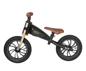 QPLAY Odrážadlo Feduro Black/Golden, vek 3-6 rokov