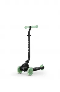 QPLAY Kolobežka / odrážadlo Sema Evo s LED svetlami Jade Green, vek 1 - 6 rokov, do 50 kg