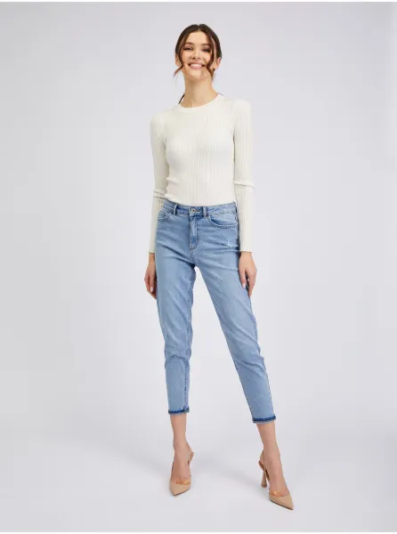Orsay Light blue women's mom fit jeans - Women's