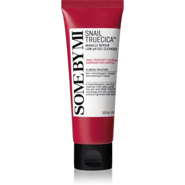 Some By Mi Snail Truecica Miracle Repair Low pH Cel Cleanser upokojujúci čistiaci gél pre mastnú a problematickú pleť 100 ml