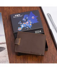 Beltimore Pánska kožená peňaženka FRID I46 Material: Pravá koža