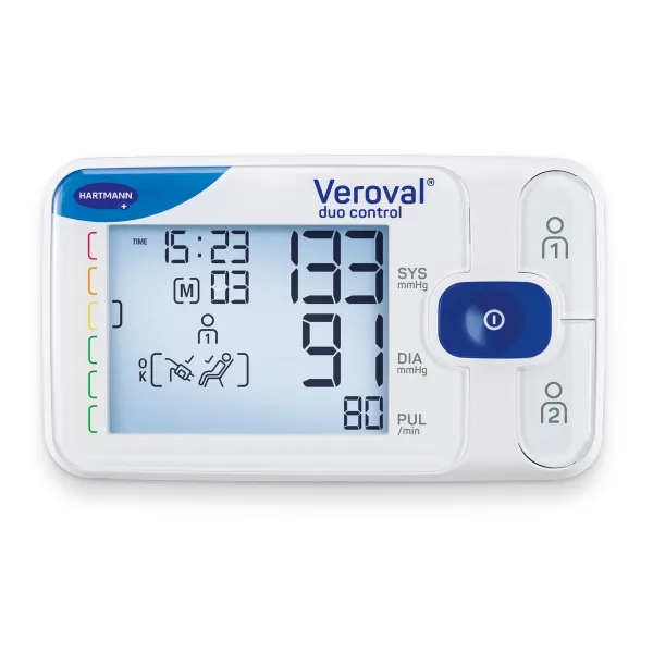 Hartmann Veroval Tlakomer Duo Control Connect, darčekové balenie