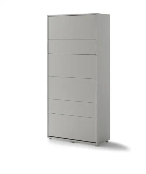 Dig-net nábytok Sklápacia posteľ Lenart BED CONCEPT BC-03 sivá | 90 x 200 cm