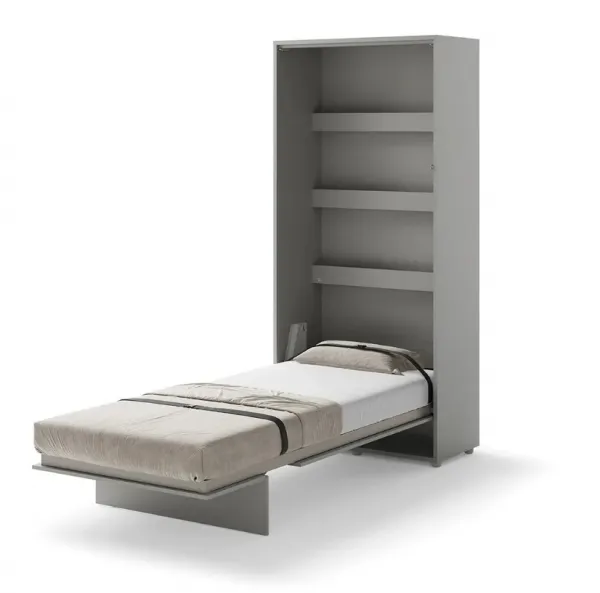 Dig-net nábytok Sklápacia posteľ Lenart BED CONCEPT BC-03 sivá | 90 x 200 cm