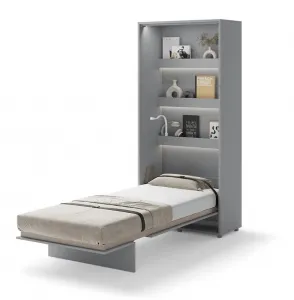 Dig-net nábytok Sklápacia posteľ Lenart BED CONCEPT BC-03 sivá | 90 x 200 cm