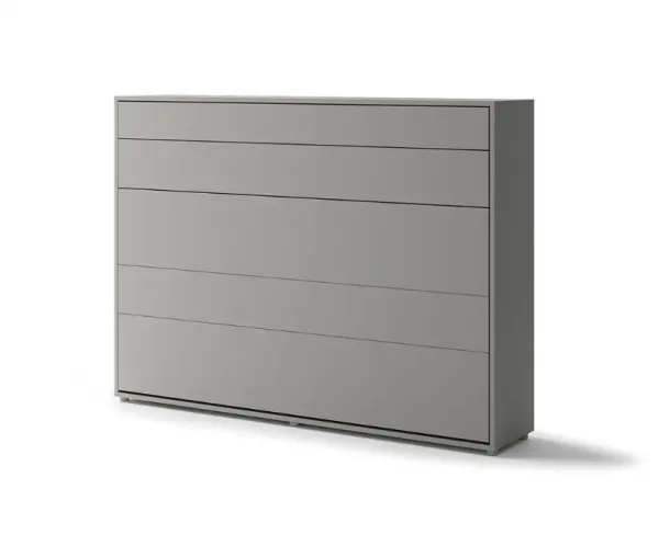 Dig-net nábytok Sklápacia posteľ Lenart BED CONCEPT BC-04 sivá | 140 x 200 cm