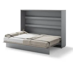 Dig-net nábytok Sklápacia posteľ Lenart BED CONCEPT BC-04 sivá | 140 x 200 cm