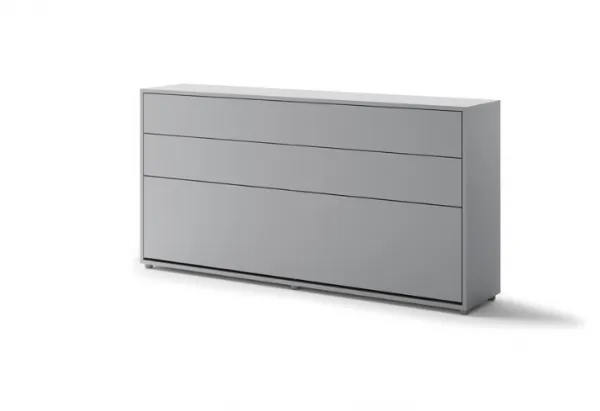 Dig-net nábytok Sklápacia posteľ Lenart BED CONCEPT BC-06 sivá | 90 x 200 cm