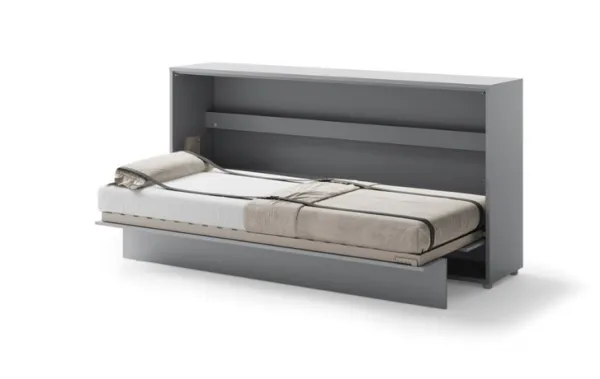 Dig-net nábytok Sklápacia posteľ Lenart BED CONCEPT BC-06 sivá | 90 x 200 cm