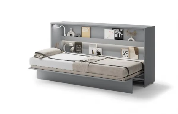 Dig-net nábytok Sklápacia posteľ Lenart BED CONCEPT BC-06 sivá | 90 x 200 cm