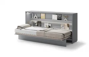 Dig-net nábytok Sklápacia posteľ Lenart BED CONCEPT BC-06 sivá | 90 x 200 cm