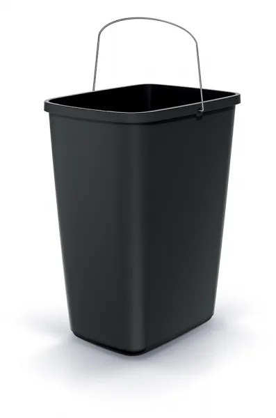 Prosperplast Odpadkový kôš COMPACTO BASI čierny, variant 25 l