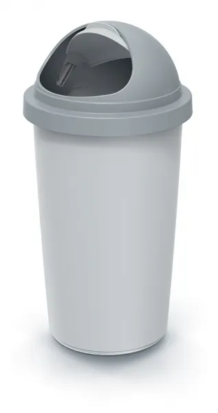 Prosperplast Odpadkový kôš COMPACTO ROLL 30 L popolavo sivý/svetlosivý
