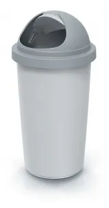 Prosperplast Odpadkový kôš COMPACTO ROLL 30 L popolavo sivý/svetlosivý