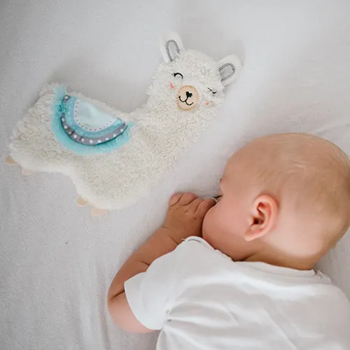 BABYONO Hračka maznáčik Lama Lulu modrá 0m+