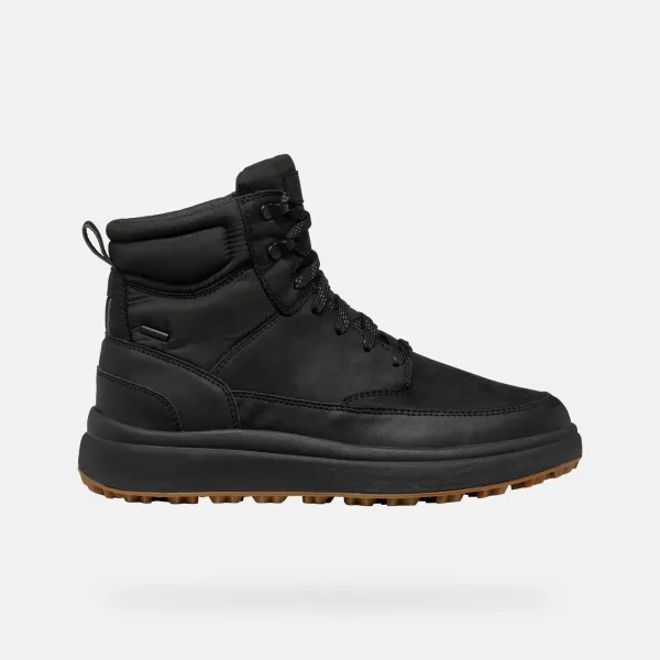 Black men's ankle boots Geox Granito + Grip A - Men