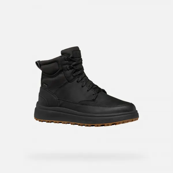 Black men's ankle boots Geox Granito + Grip A - Men