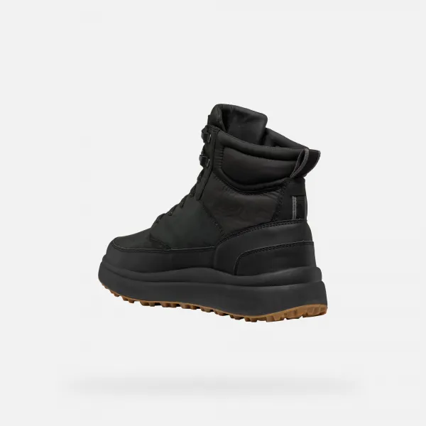 Black men's ankle boots Geox Granito + Grip A - Men