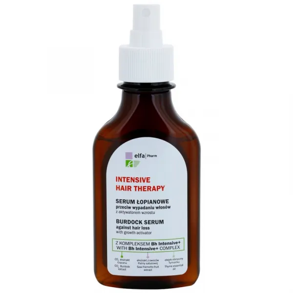 Sérum proti vypadávaniu vlasov Intensive Hair Therapy Burdock -100 ml - Elfa Pharm