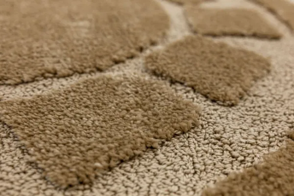 Kúpeľňový koberček Ocean béžový kruh