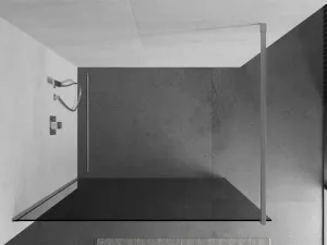 MEXEN/S - KIOTO Sprchová zástena WALK-IN 120x200 cm 8 mm, chróm, dymové sklo 800-120-101-01-40