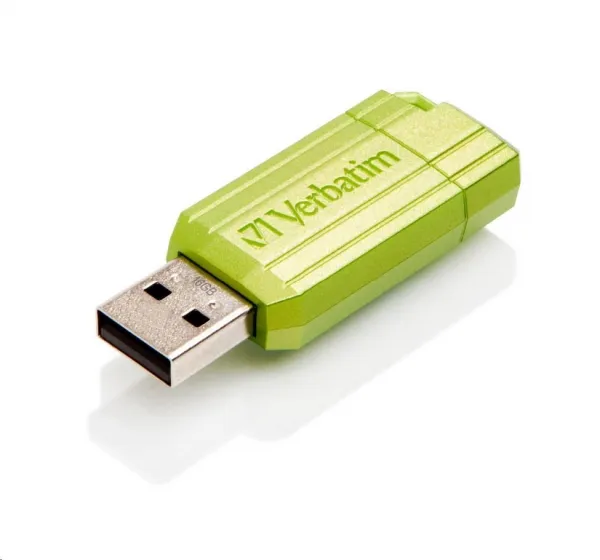 Verbatim 49070 Flash Disk Store 'n' Go PinStripe, 16GB, eukalyptová zelená