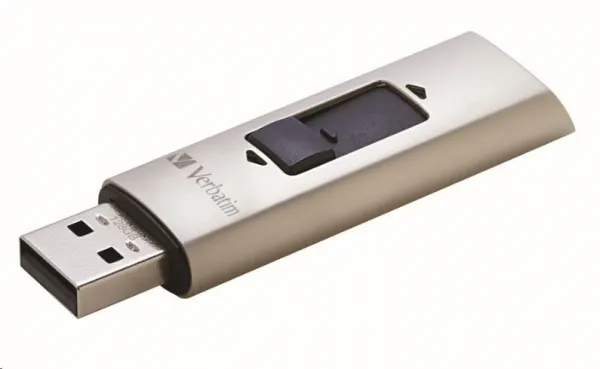 Verbatim 47690 Flash Drive Store 'n' Go, 128GB, SSD Vx400, USB 3.0, strieborný
