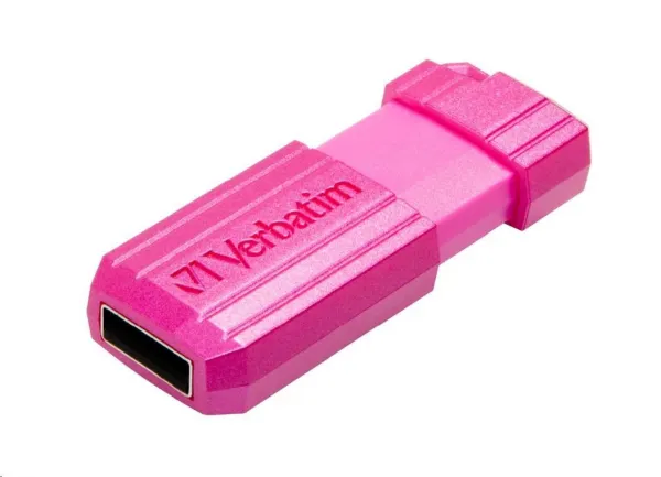 Verbatim 49067 Flash Disk Hi-Speed Store 'n' Go, 16GB, Pinstripe, USB 2.0, Hot růžový