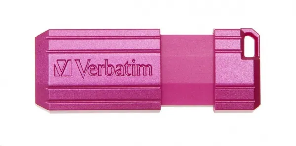 Verbatim 49067 Flash Disk Hi-Speed Store 'n' Go, 16GB, Pinstripe, USB 2.0, Hot růžový