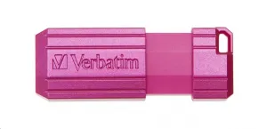 Verbatim 49056 Flash Disk Hi-Speed Store 'n' Go, 32GB, Pinstripe, USB 2.0, Hot růžová