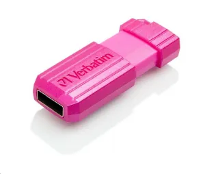 Verbatim 49056 Flash Disk Hi-Speed Store 'n' Go, 32GB, Pinstripe, USB 2.0, Hot růžová