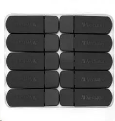 Verbatim 49166 Flash Disk, Classroom Pack (10x 16GB) Store 'n' Go Mini, USB 2.0, čierna