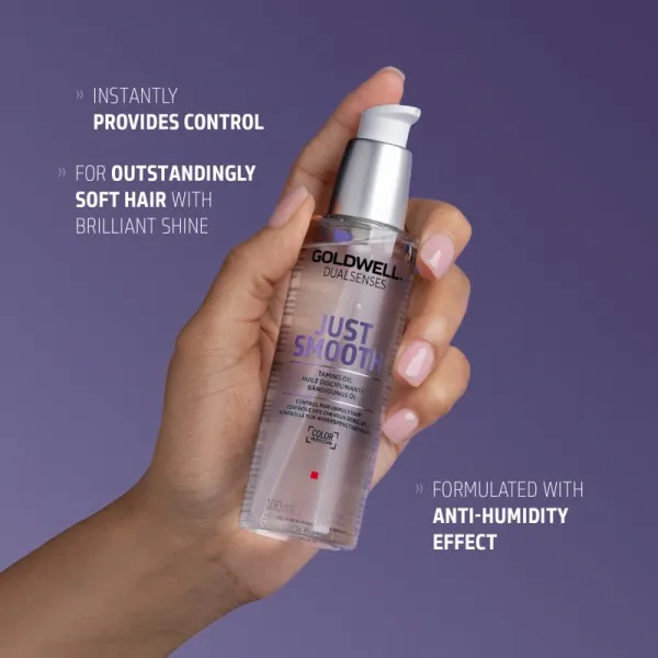 Goldwell Dualsenses Just Smooth olej pre nepoddajné a krepovité vlasy 100 ml