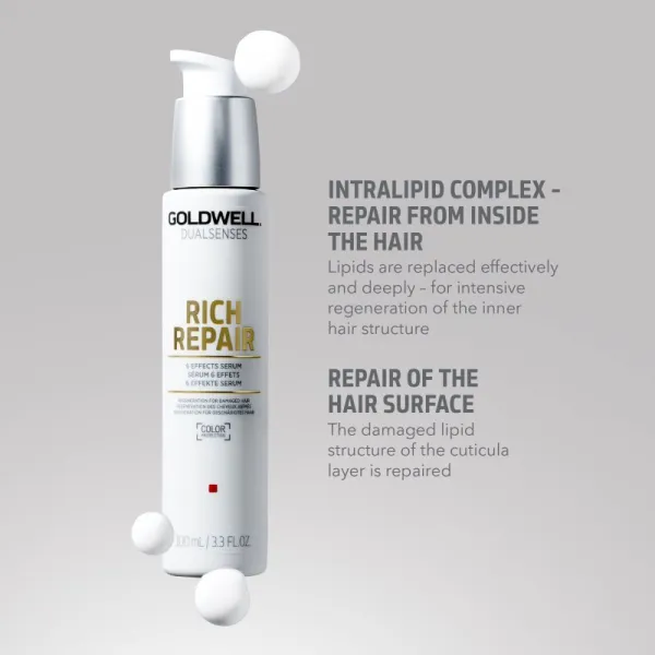 Goldwell Dualsenses Rich Repair sérum pre suché a poškodené vlasy 100 ml