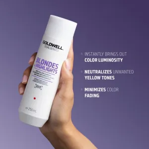 Goldwell Dualsenses Blondes & Highlights šampón pre blond vlasy neutralizujúci žlté tóny 250 ml