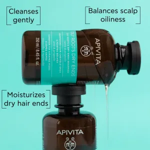 Apivita Oily Roots & Dry Ends Shampoo šampón pre mastnú vlasovú pokožku a suché končeky 250 ml
