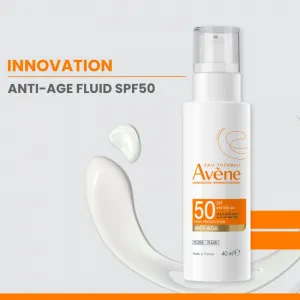 Avène Sun Anti-Age Fluid ochranný fluid proti vráskam SPF 50 40 ml